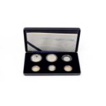 The Royal Mint United Kingdom Family Silver Collection of 2007 six-coin set