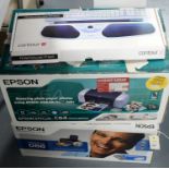 Two Epson printers and a mouse
