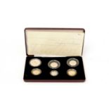 The Royal Mint United Kingdom 2006 Piedfort Collection Silver Proof six-coin set