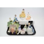 A collection of Royal Doulton figures