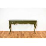 A French 19th Century style contemporary painted hall table