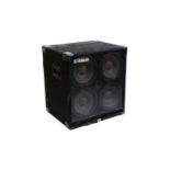 A Yamaha BBT 410Sbass speaker cabinet