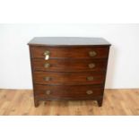 A 19th Century mahogany bowfront chest of drawers