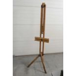 An artists picture easel