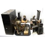 A large collection of Magic Lantern related items and more