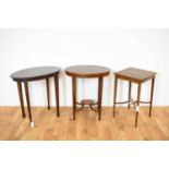 Three decorative early 20th Century occasional tables