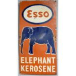 An Esso enamel advertising sign