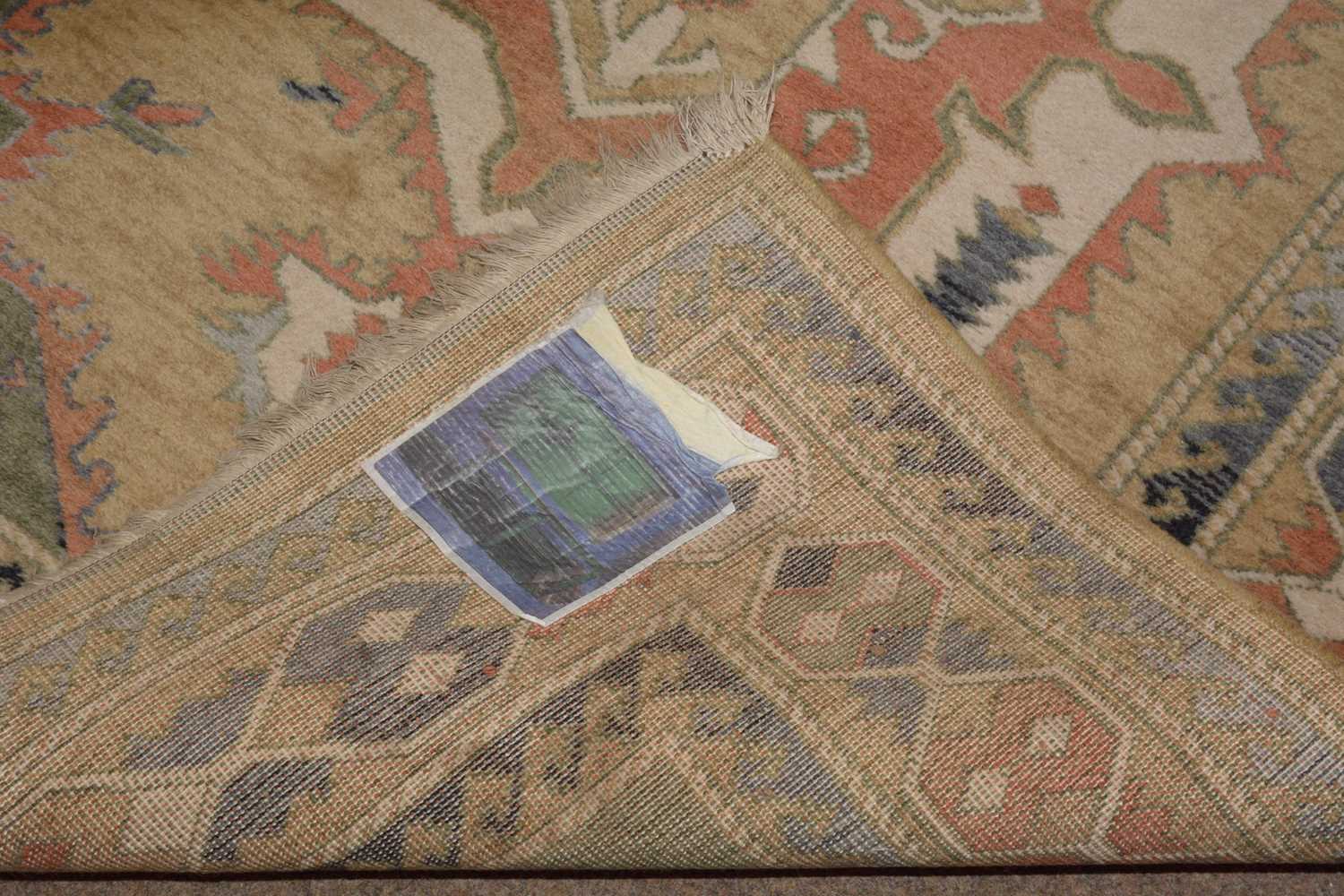 A 20th Century Persian style rug from John Lewis with another - Image 5 of 5