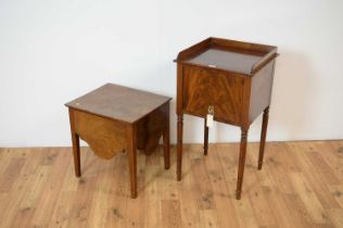 A 19th Century bedside cabinet