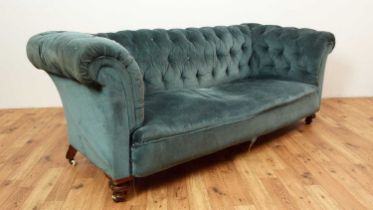 A 19th Century Chesterfield three seater sofa