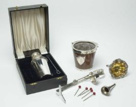 A selection of 19th Century and later silver plated drinking accessories