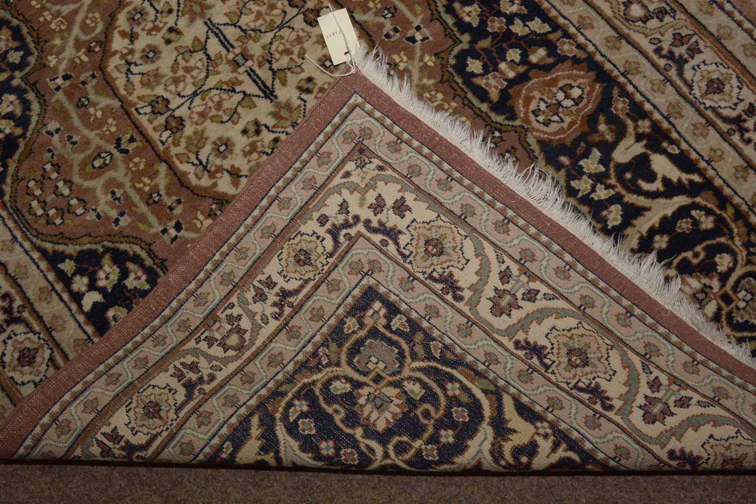 A Persian Nain rug, together with another - Image 4 of 5