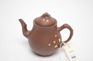 A Chinese stoneware tea pot