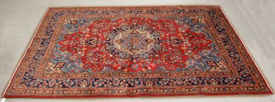 A Persian Kashan rug