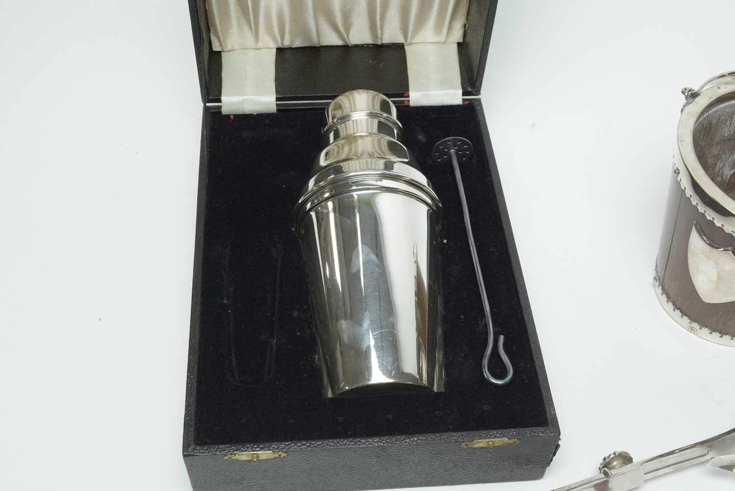 A selection of 19th Century and later silver plated drinking accessories - Image 2 of 6
