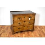 A 18th Century walnut chest of drawers