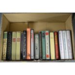 A collection of Folio Society books relating to literature.