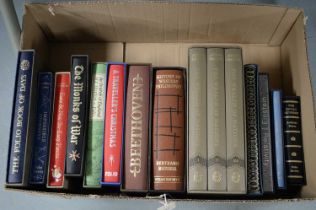 A collection of Folio Society books relating to history.