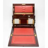 An Edwardian inlaid mahogany correspondence box