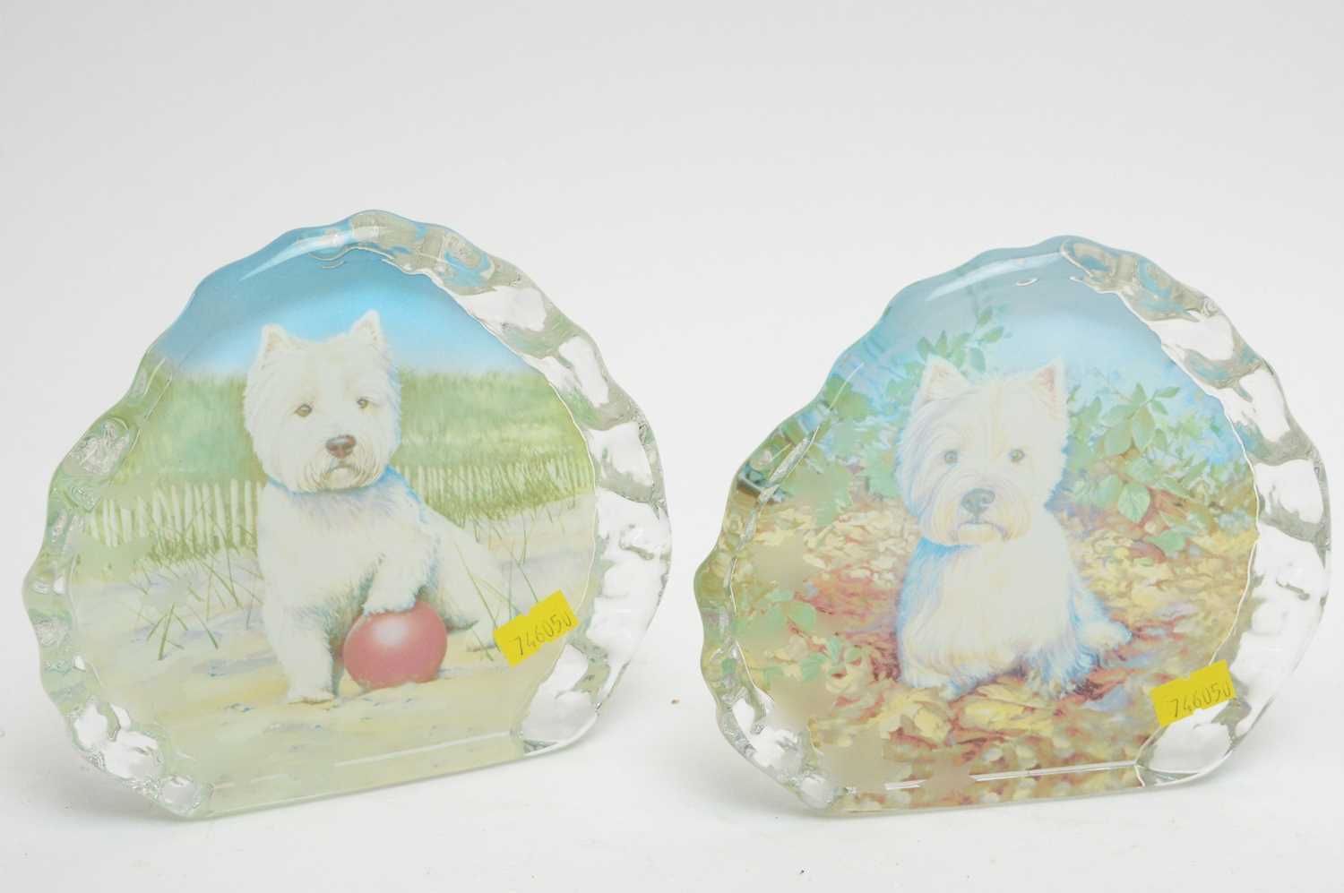 Four Danbury Mint Scottie dog glass paperweights - Image 3 of 3