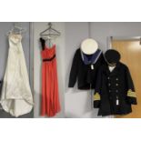 A selection of dresses and other clothing