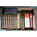 A collection of Folio Society books relating to ancient and medieval history.