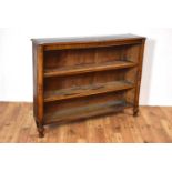 A 19th Century mahogany open bookcase