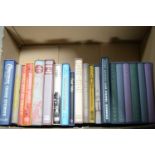 A collection of Folio Society books relating to literature.