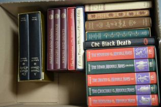 A collection of Folio Society books relating to medieval and early modern history.