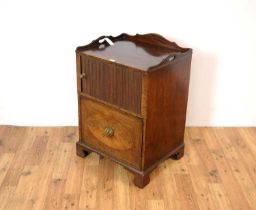 A mahogany cupboard