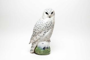 A Royal Copenhagen snowy owl