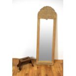 Pour La Maison - Jeff Banks - Carved mirror with footstool