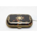 A 19th Century French tortoiseshell and yellow metal coin purse