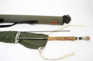 A Hardy Swift MK II 10'6" #7 carbon fly fishing rod