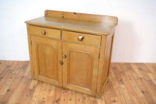 A 19th century pine sideboard/dresser