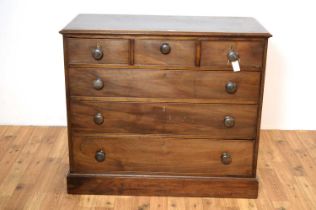 A 19th Century mahogany chest of drawers