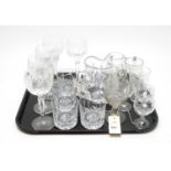 Waterford and other glassware