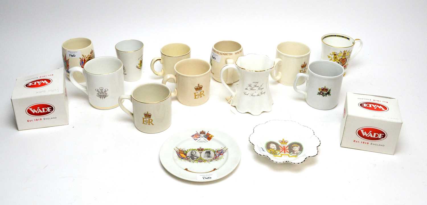 A collection of Royal Commemorative ceramics