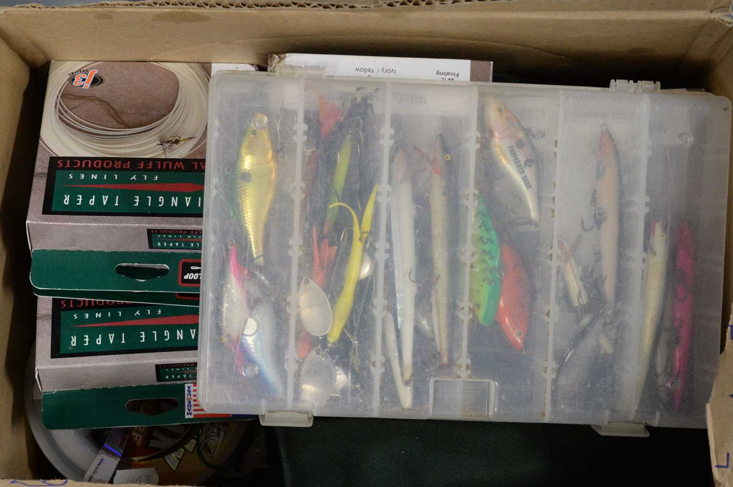 A quantity of fishing fly tying wire; and other fishing items - Image 4 of 4