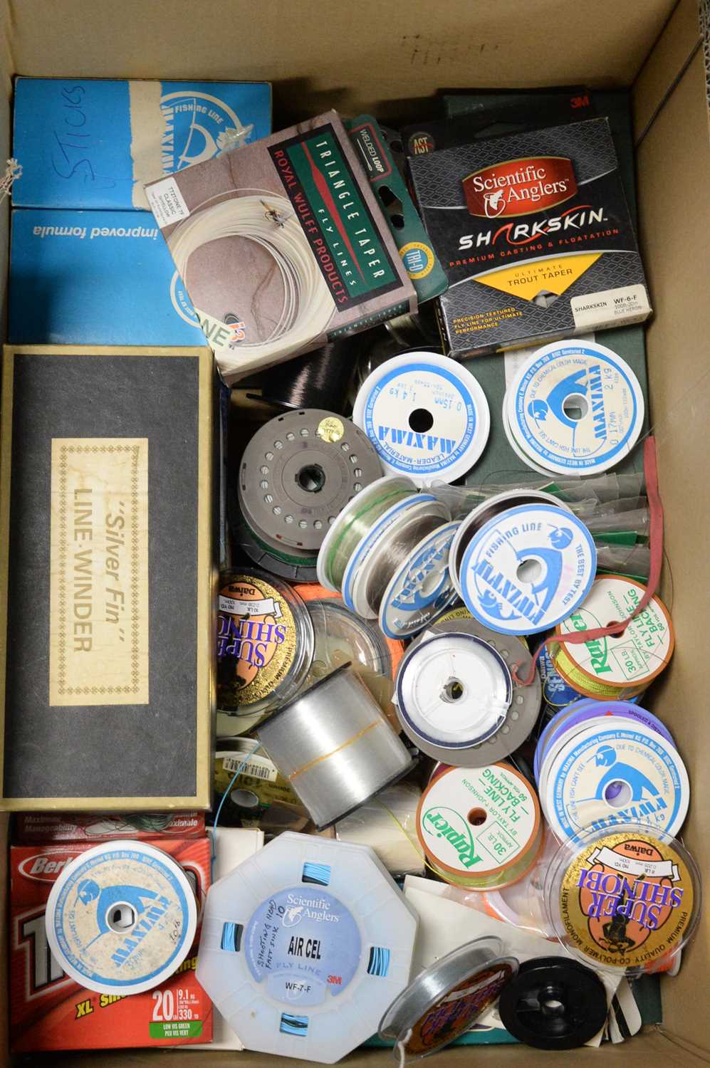 A quantity of fishing fly tying wire; and other fishing items - Image 2 of 4