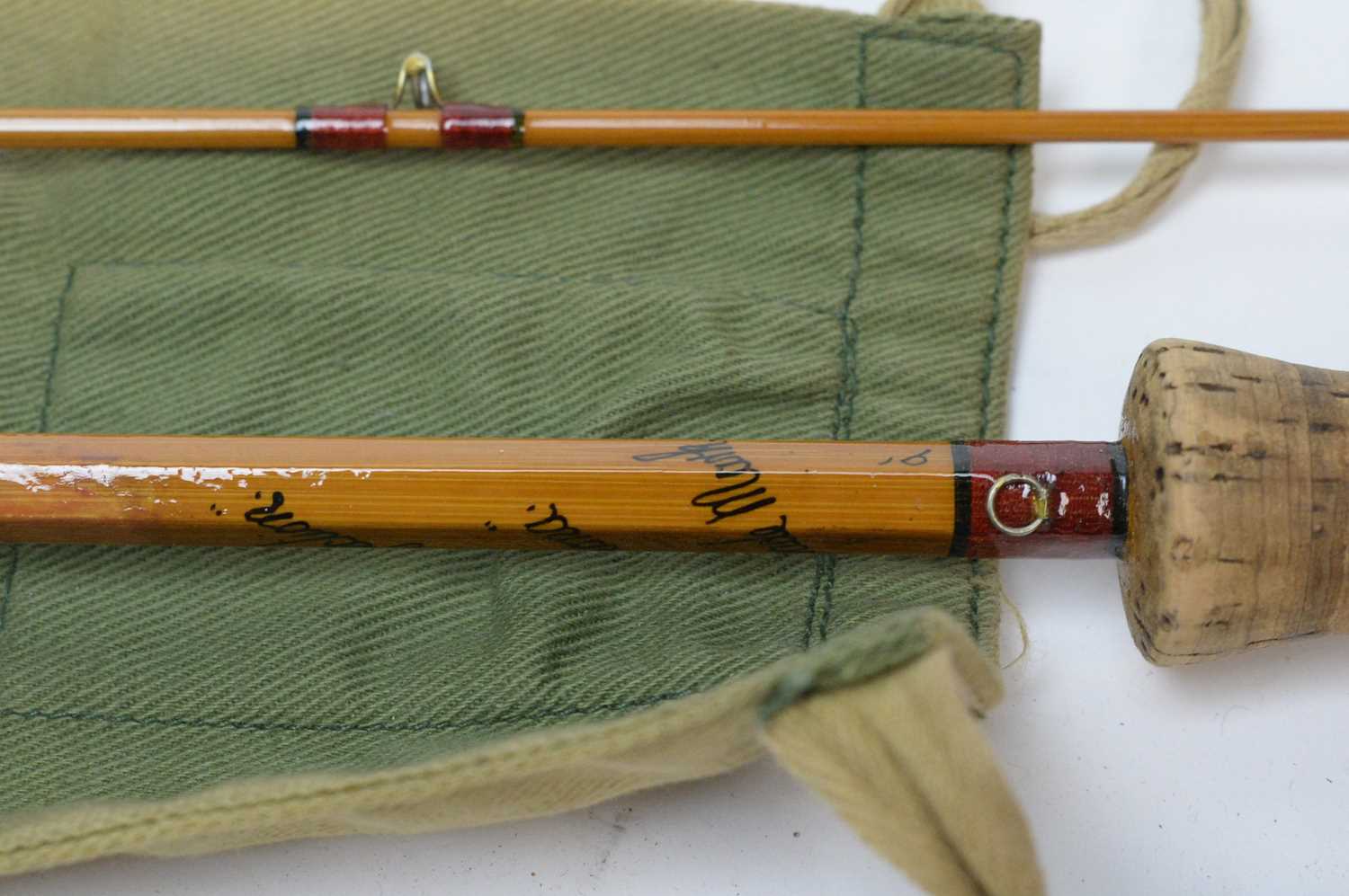 A Hardy "The Perfection", Palakona cane trout fly rod - Image 2 of 2