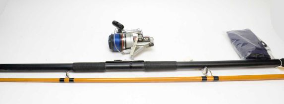 A W. Temple, Whitley Bay fishing rod with RYOBI reel