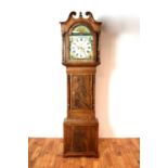 A 19th Century mahogany longcase clock signed D Little of Carlisle