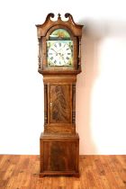 A 19th Century mahogany longcase clock signed D Little of Carlisle