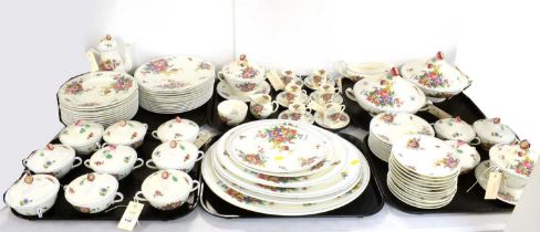 A Royal Worcester ‘Roseland’ pattern dinner and coffee service