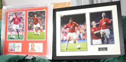 Two Manchester United F.C. photographs