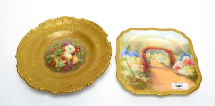 A Royal Doulton ‘Dingley Park’ plate; and another