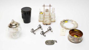A selection of silver and plated wares