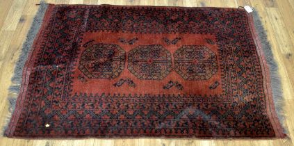 A Persian Islamic Bokara rug