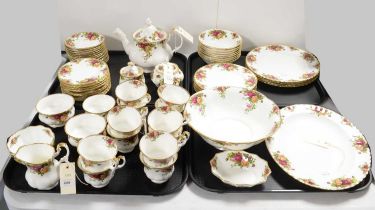 A Royal Albert ‘Old Country Roses’ part dinner and tea service